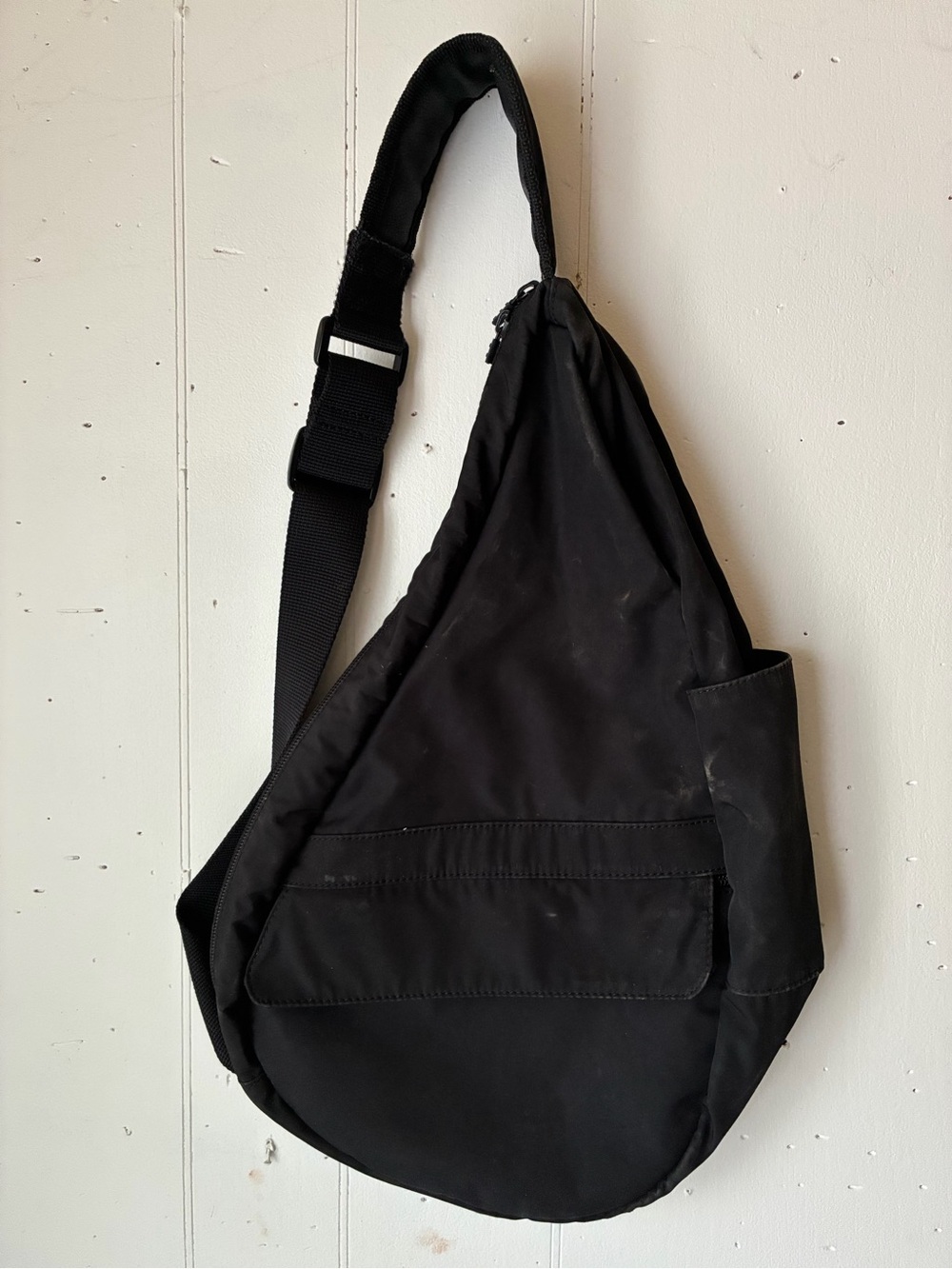 LL Bean Black Men's Sling Crossbody Bag